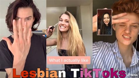 lesbian tiktok compilation .